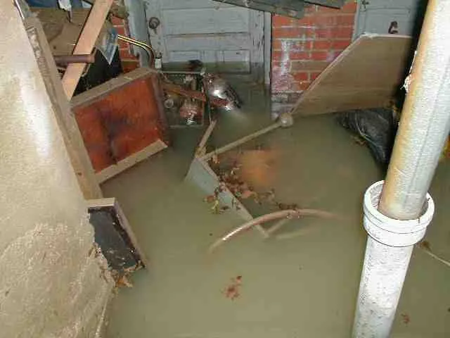 burst water pipe - water leak detection